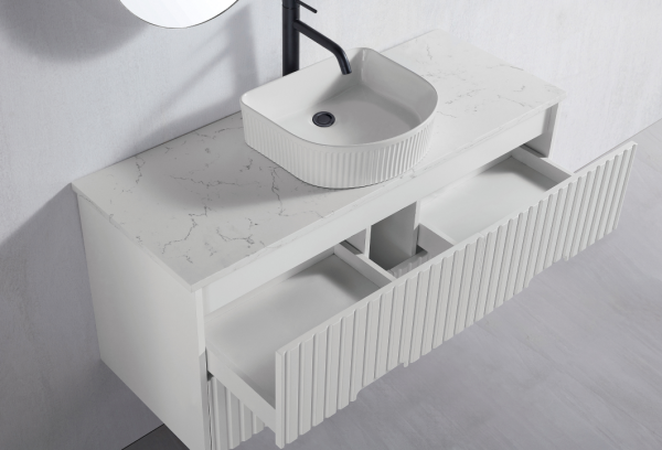 ELENA | 600MM WALL HUNG VANITY WITH CERAMIC TOP
