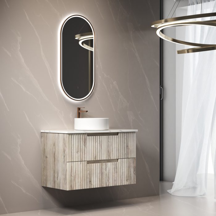 TUSCANA | 900MM WALL HUNG VANITY WITH STONE TOP
