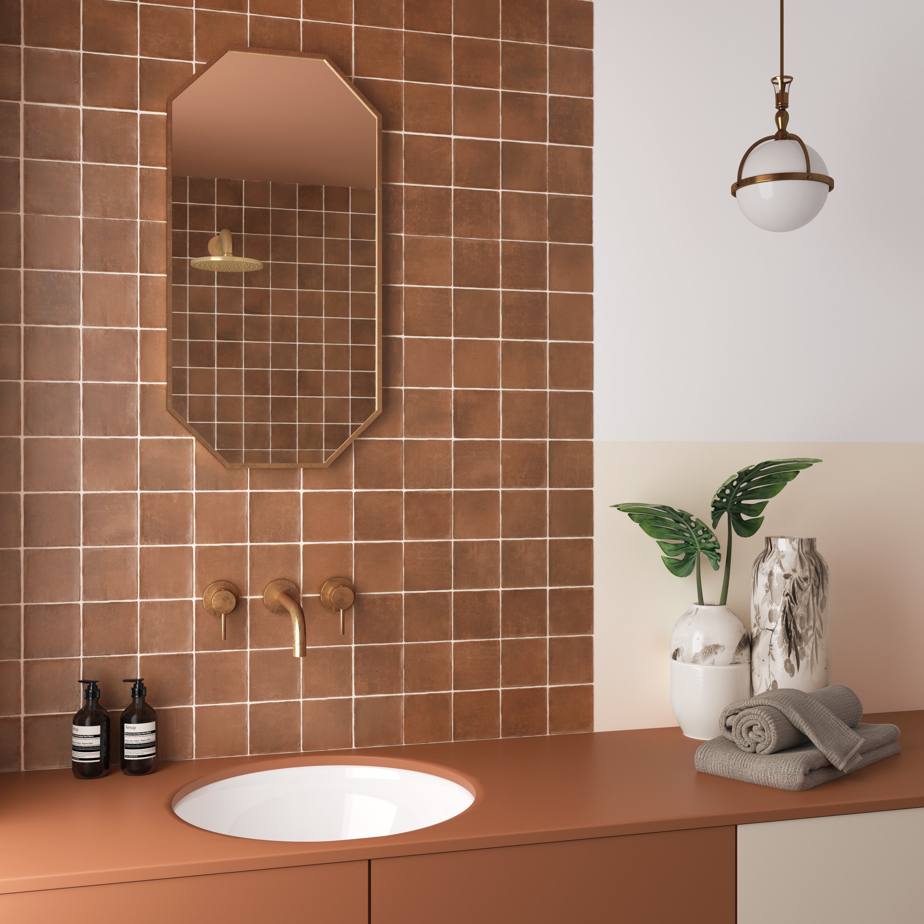 ARGILE | COTTO MATT | 100X100X9MM