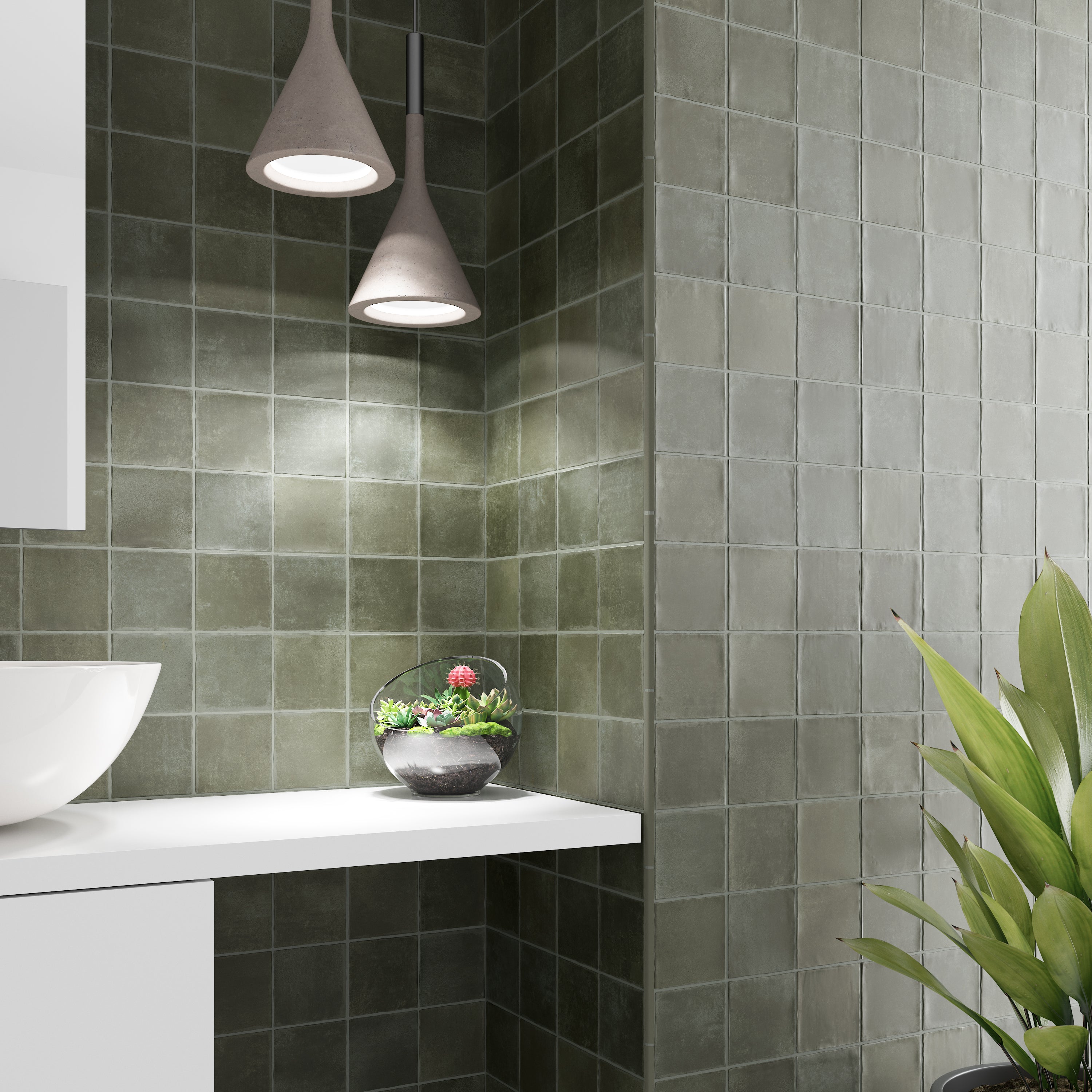 ARGILE | KHAKI MATT | 100X100X9MM