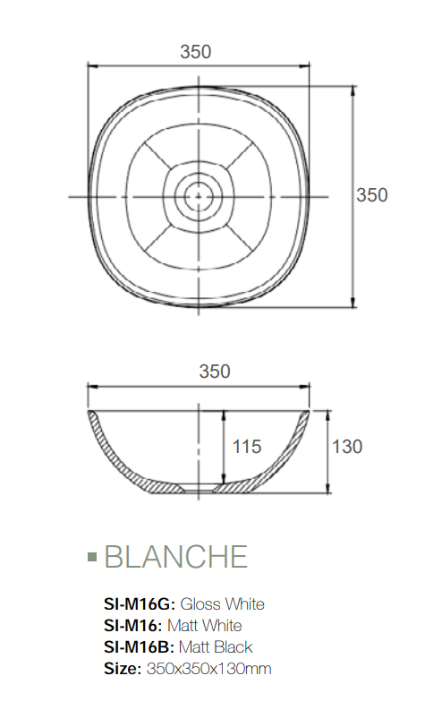BLANCHE | ABOVE SOLID SURFACE BASIN