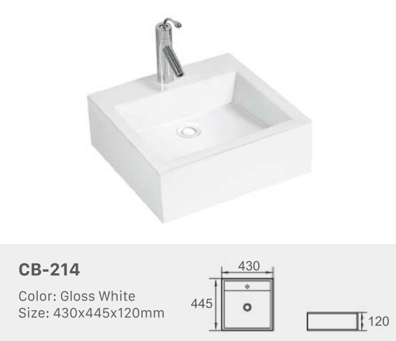 BASIN | GLOSS WHITE | CB-214