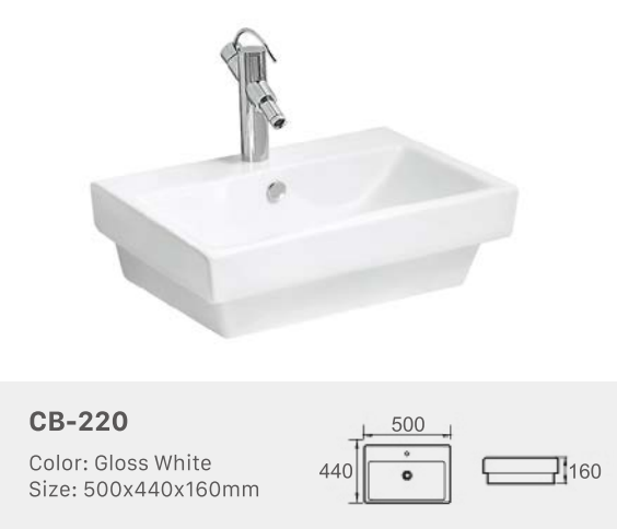 BASIN | GLOSS WHITE | CB-220