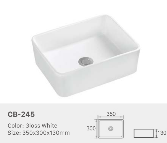 BASIN | GLOSS WHITE | CB-245