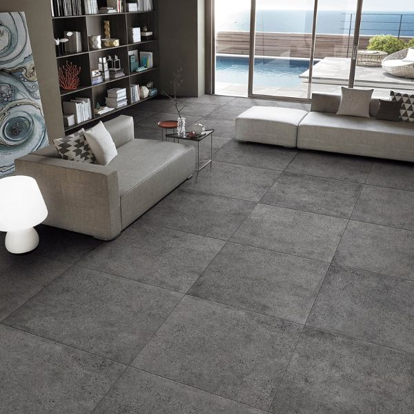 T-STONE | ASH GREY | MATT | 600X600