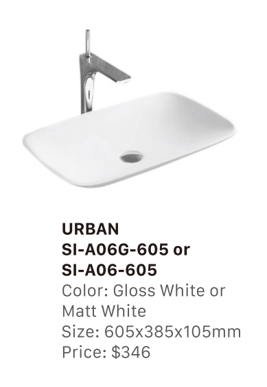 URBAN |ABOVE SOLID SURFACE BASIN